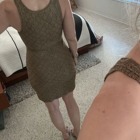 Ralph Lauren Italian yarn linens cotton blend dress small s mini - Picture 4 of 8